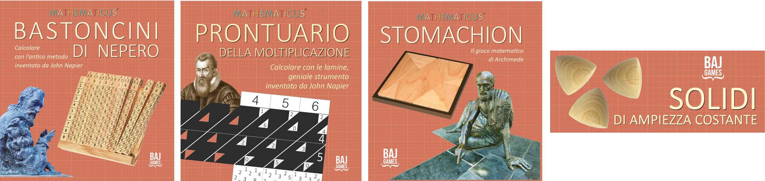 Kit e gadget prodotti da Cesare Baj - Mathematicus