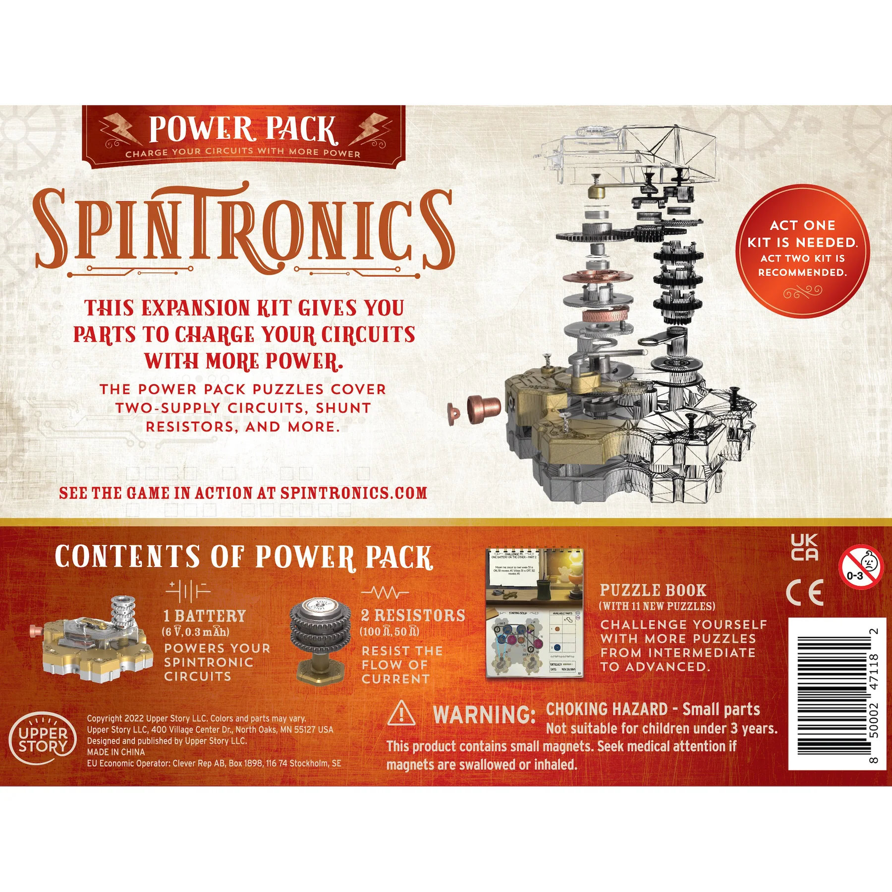 Spintronics Power Pack Retro packaging